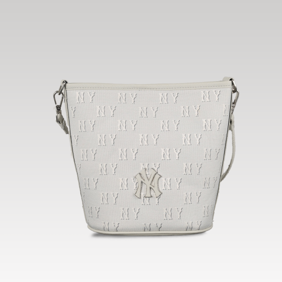 mlb 24FW canvas bucket bag